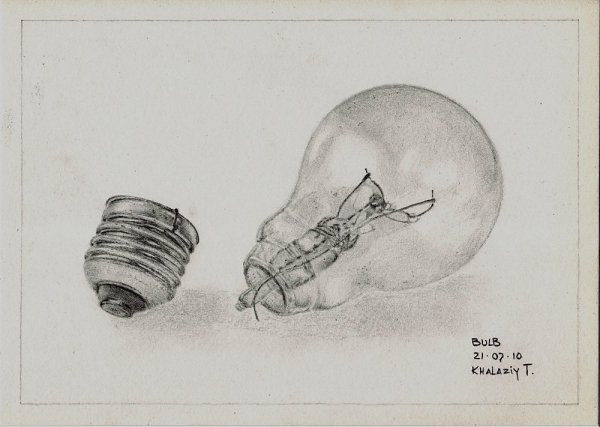 Лампочка набросок