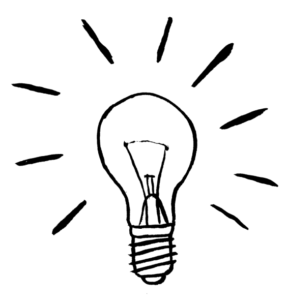 Лампочка раскраска