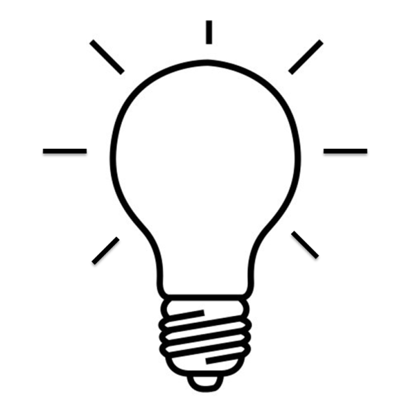 Лампочка карандашом