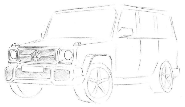 Рисунок Гелика спереди