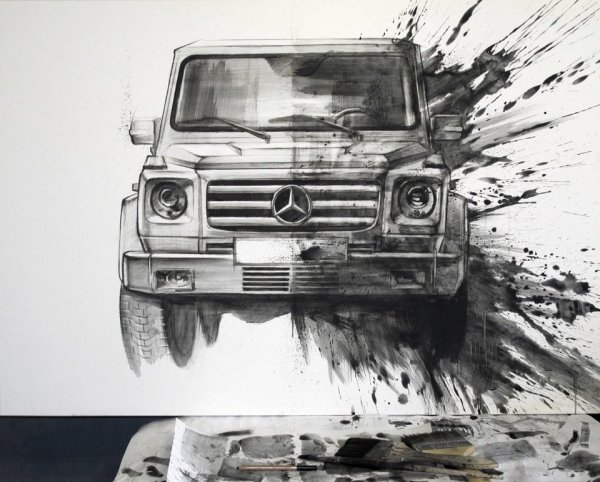 Раскраска Мерседес Гелендваген g63