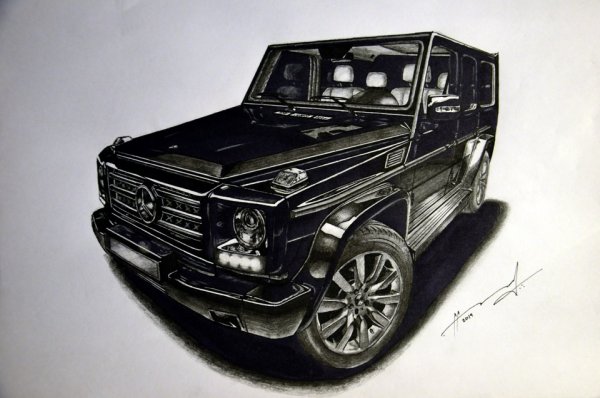 Mercedes Benz g65 чертежи