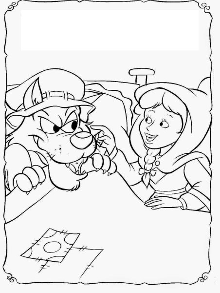 Красная шапочка сказка рисунок карандашом