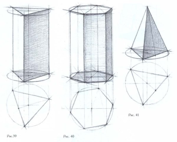 Построение шестигранной Призмы