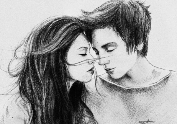 Парень и девушка рисунок