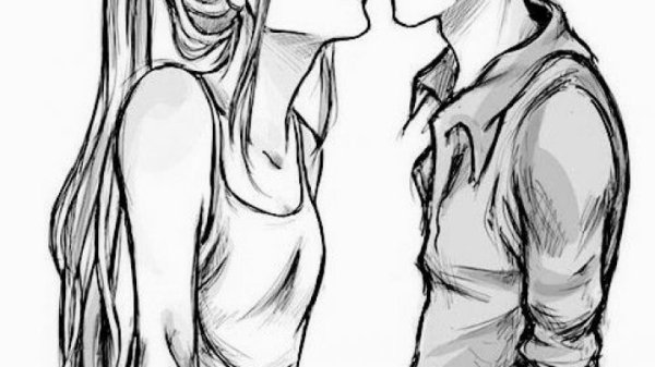 Парень и девушка рисунок