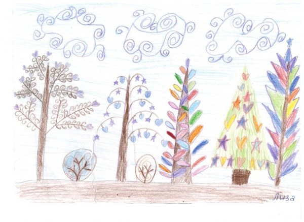 Детские рисунки ноябрь