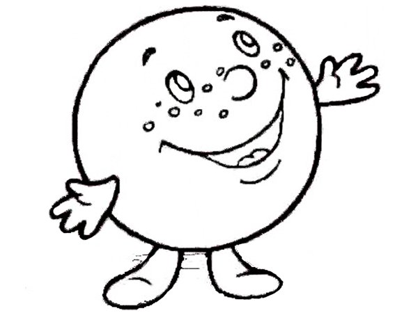 Раскраска "Колобок"