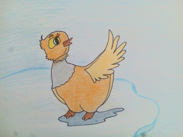 Рисование серая шейка