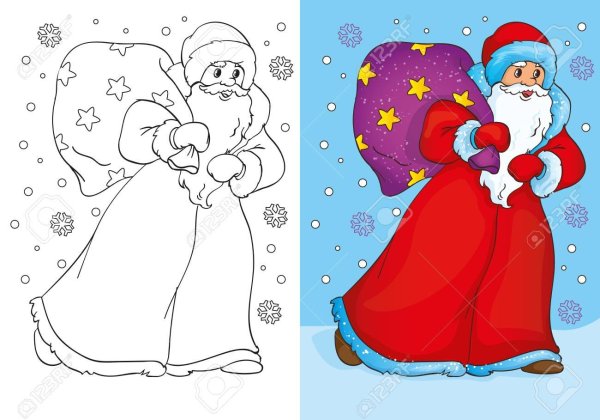 Как разукрасить Деда Мороза и снегурочку