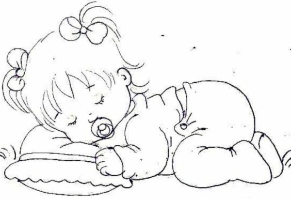 Рисунки для срисовки для малышей