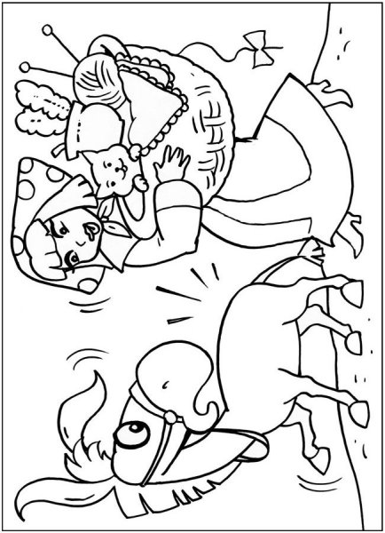 Тугарин змей раскраска