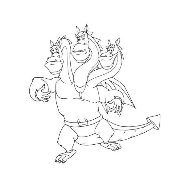 Змей Горыныч из мультика Иван Царевич