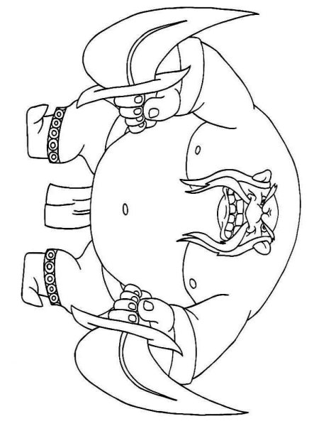 Раскраска богатырь Добрыня Никитич