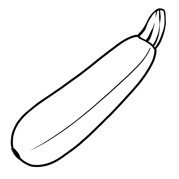 Кабачок карандашом