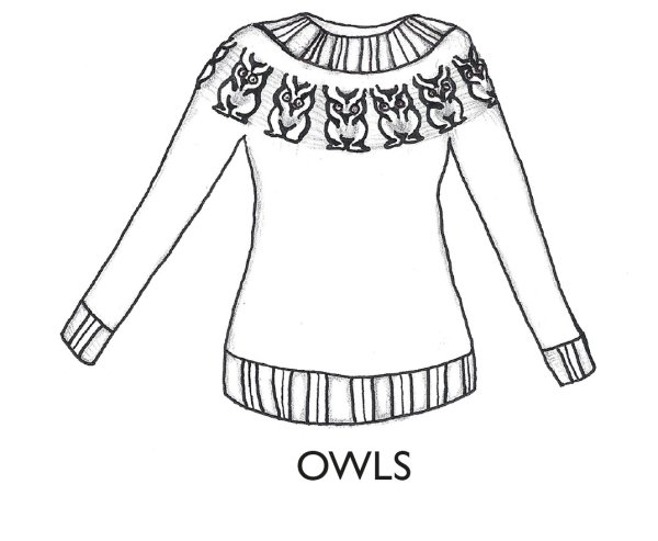 Кофточка рисунок