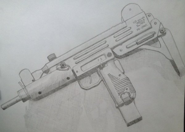 Пистолет-пулемёт Шпагина раскраска