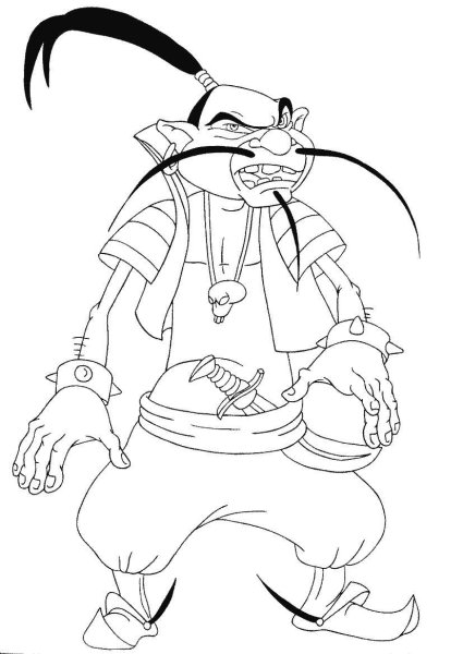 Былина Илья Муромец и Соловей разбойник раскраска