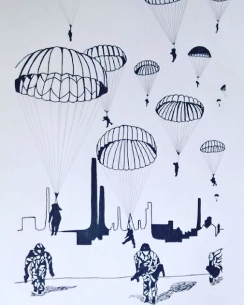 Парашют рисунок