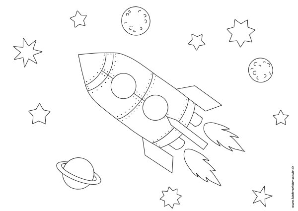 Ракета для рисования для детей