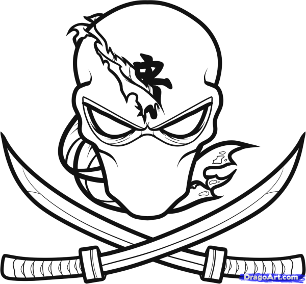 Раскраски Черепашки ниндзя Леонардо Рафаэль Донателло Микеланджело