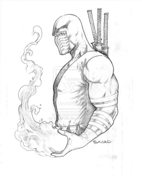 Нарисовать саб Зиро