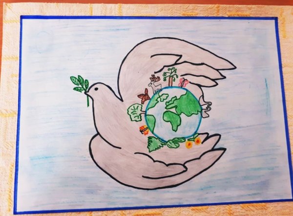 День земли раскраска