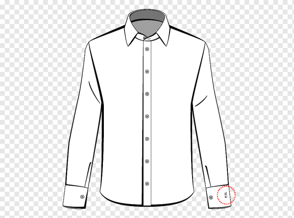 Рубашка карандашом