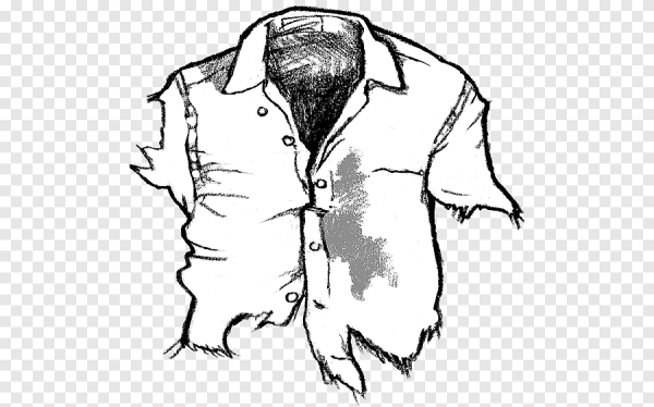 Рваная рубашка