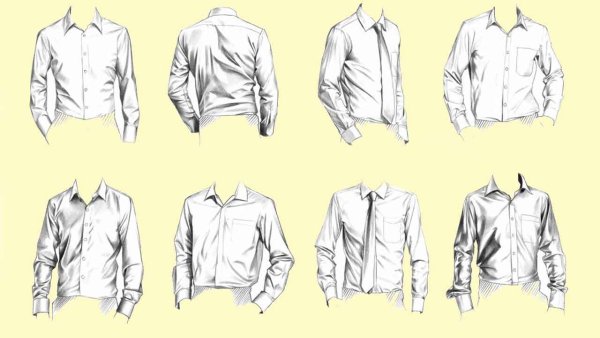 Рубашка скетч