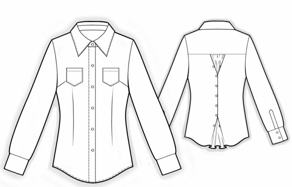 Эскиз рубашки