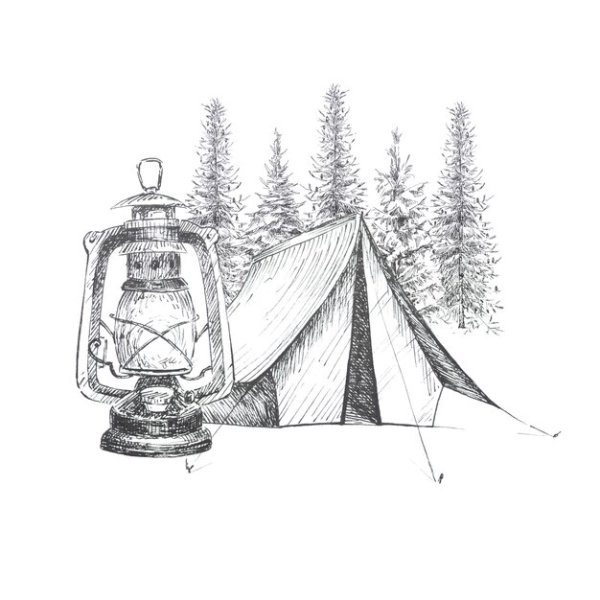 Палатка раскраска для детей