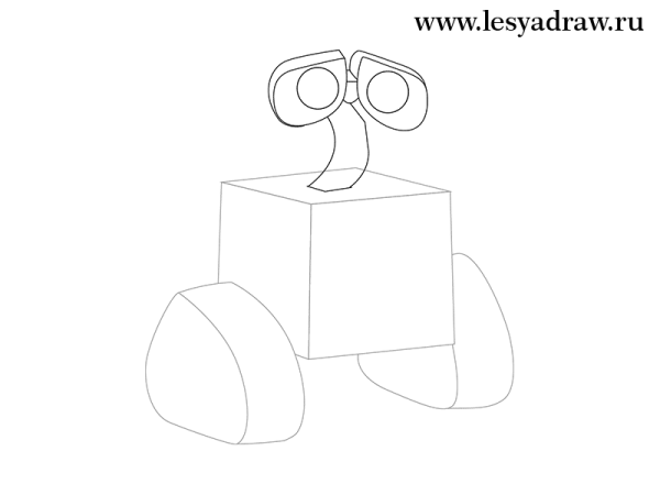 Нарисовать Валли поэтапно карандашом