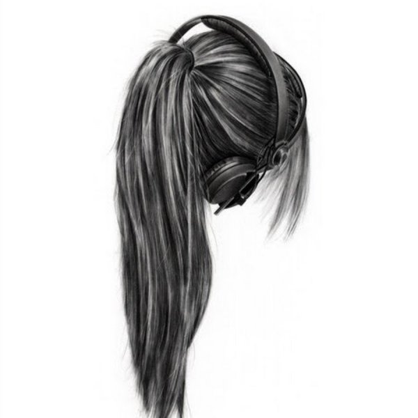 Нарисовать девушку с косичками