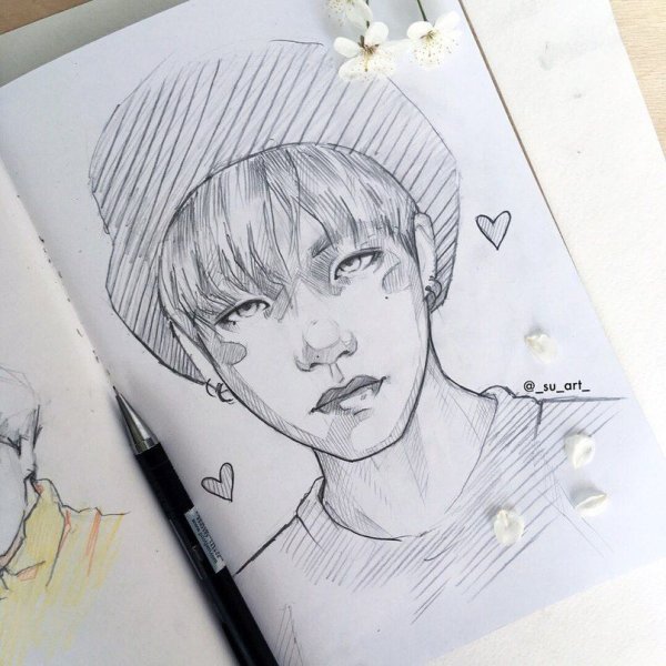 Никки скетч БТС