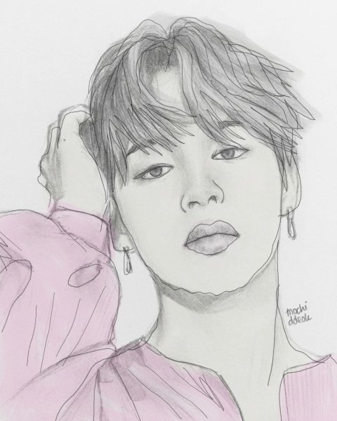 БТС для срисовки Тэхен