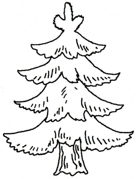Как нарисовать елку