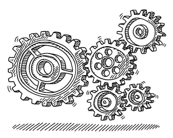 Шестеренки карандашом