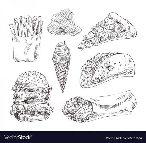 Хот дог вектор