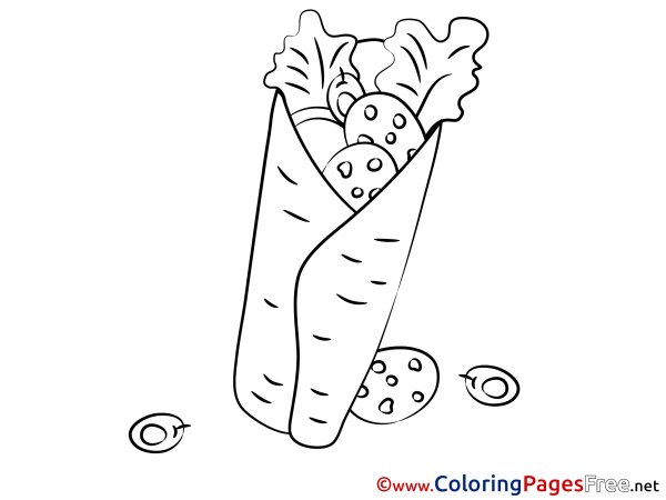 Шаурма карандашом