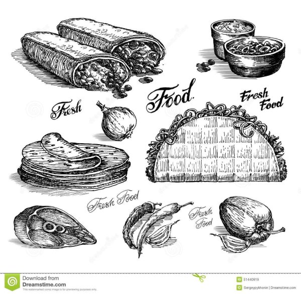 Шаурма карандашом