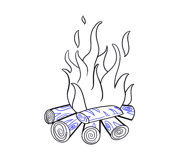 Костер скетч