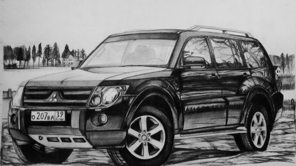 Паджеро 4 вектор