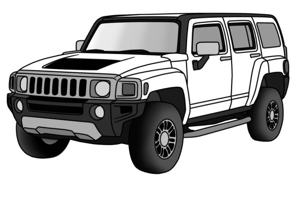 Hummer h2 vector