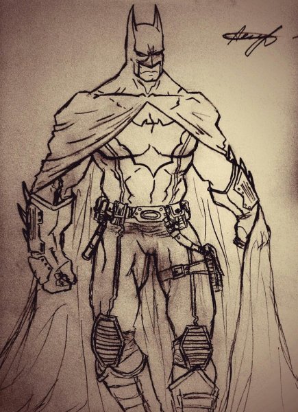 Бэтмен рисунок