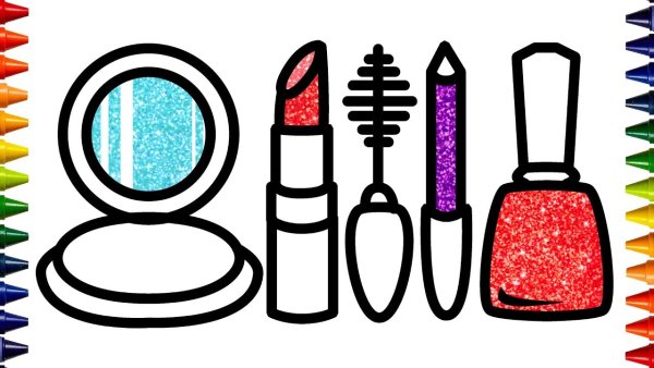 Раскраска косметика