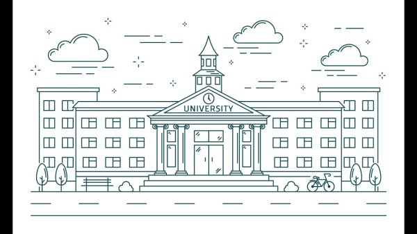 Университет раскраска