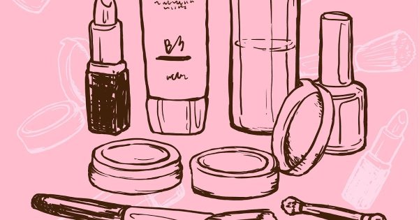 Инструменты для макияжа раскраска