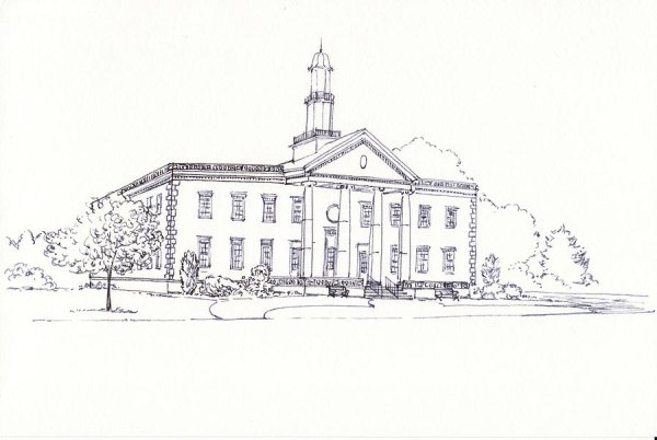 Архитектура рисунок университет