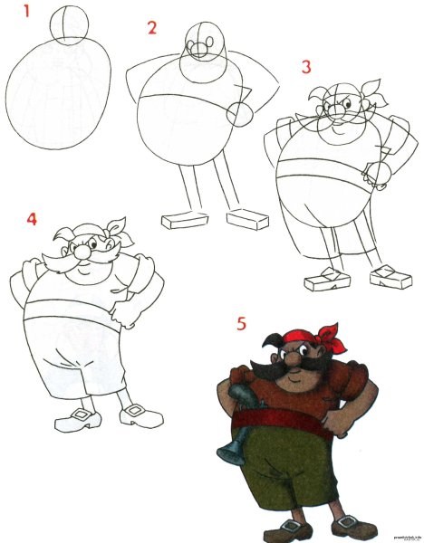 Корней Чуковский Бармалей раскраска